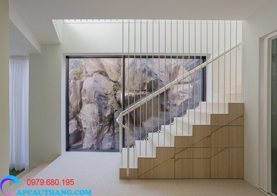 Thi công dây cáp cầu thang