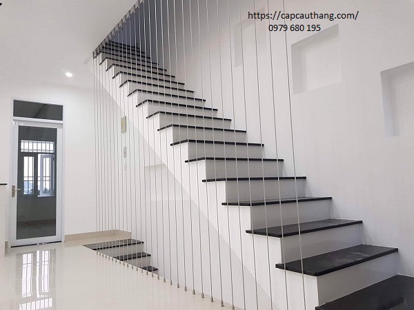 Thi công cáp cầu thang tại Gia Lâm - Hà Nội