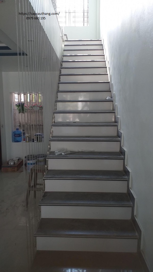 Thi công cầu thang dây cáp tại Nam Định