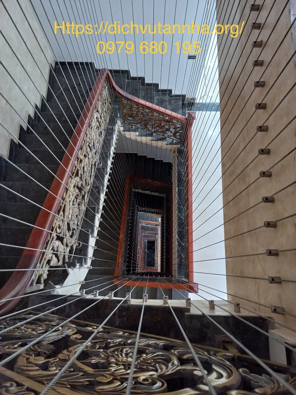 Thi công cáp cầu thang tại Bắc Ninh