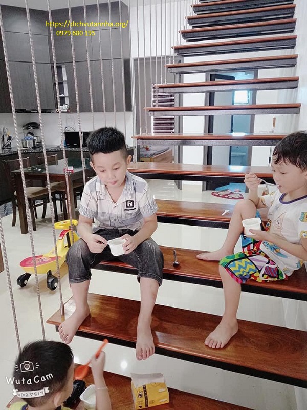 Cầu thang dây cáp đảm bảo an toàn cho trẻ nhỏ