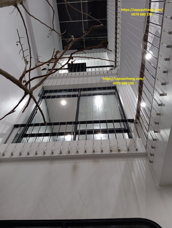 Cáp an toàn cho giếng trời 