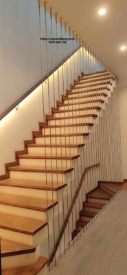 Thi công Cáp cầu thang Hòa Phát