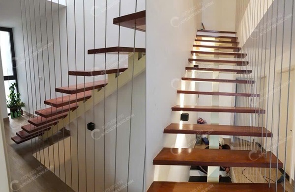 Mẫu lan can cầu thang dây cáp đẹp Mẫu lan can cầu thang dây cáp đẹp