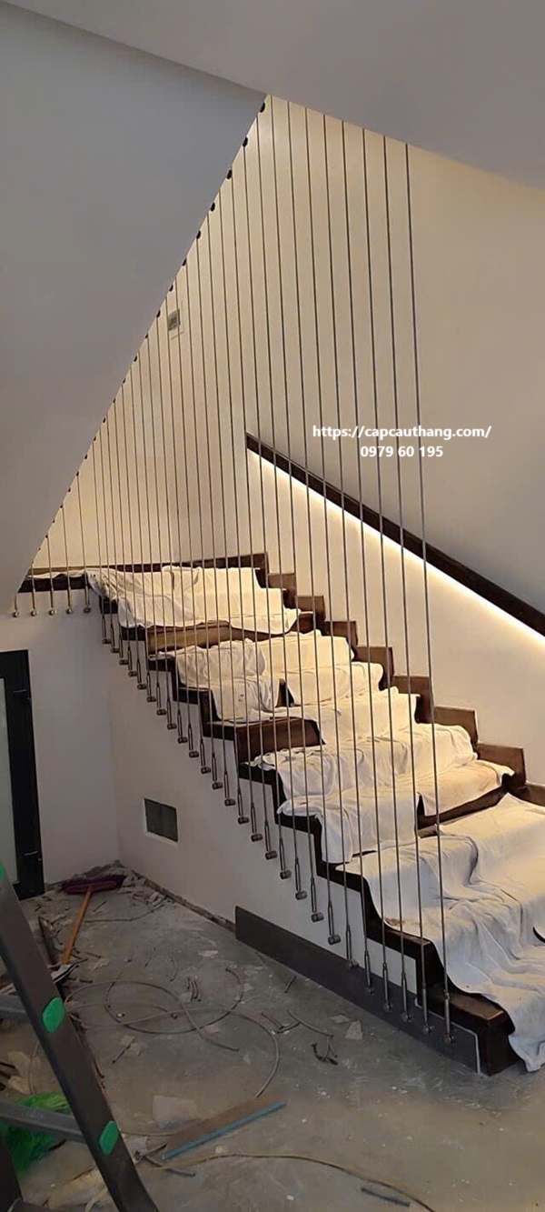 Cáp an toàn cầu thang Hòa Phát