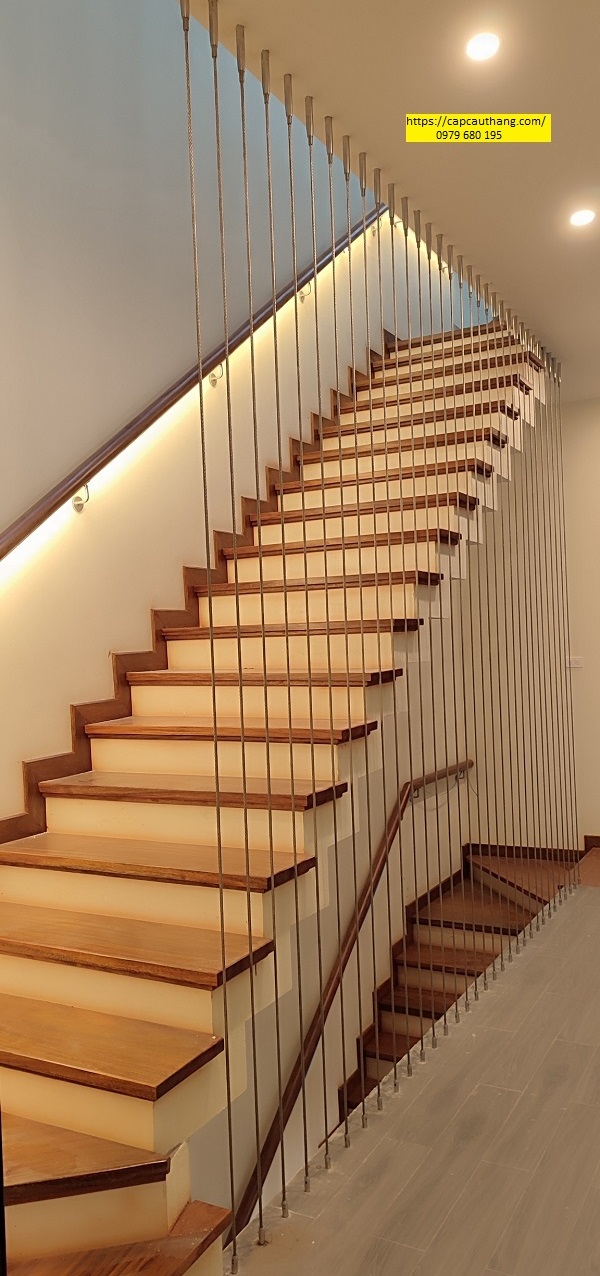 Dây cáp an toàn cầu thang 