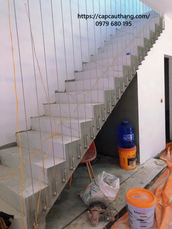Thi công Cáp cầu thang tại Hưng Yên