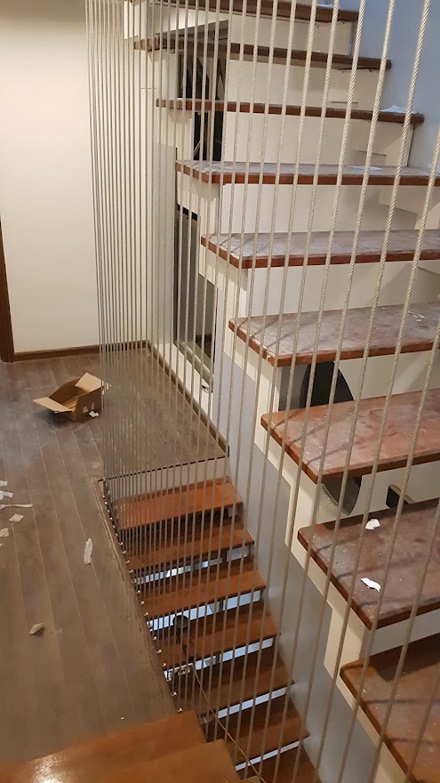 Thi công Cáp cầu thang tại Quảng Ninh