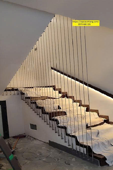Thi công Cáp Cầu Thang tại Hoà Bình