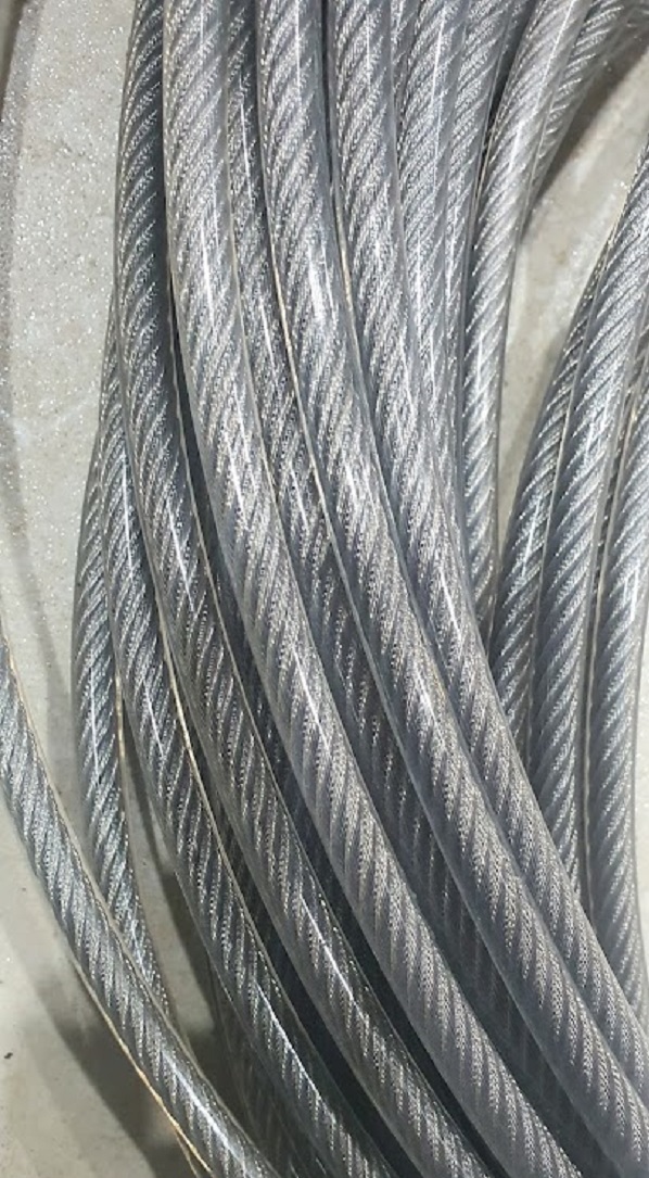 Dây cáp cầu thang inox bọc nhựa