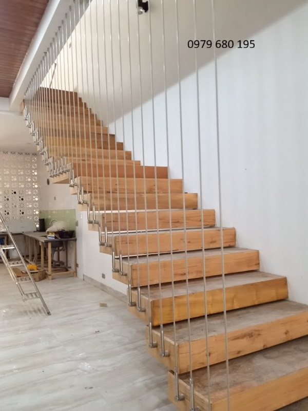 Mẫu cáp cầu thang đẹp tại Thường Tín