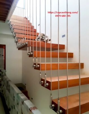 Mẫu cầu thang dây cáp đẹp