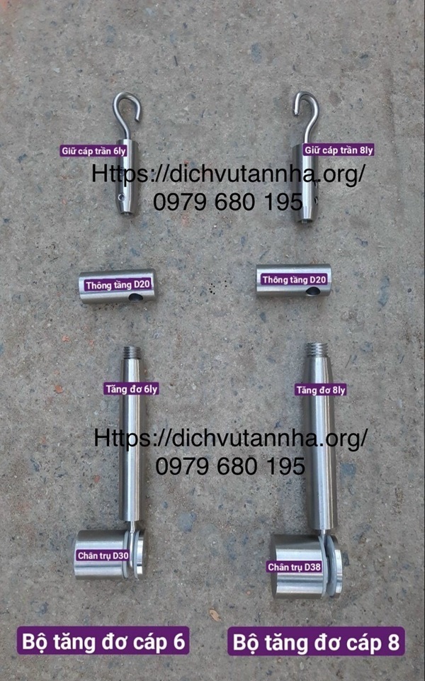 Phụ kiện thi công cáp tăng đơ 8mm
