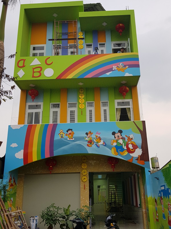 Lưới an toàn ban công trường học